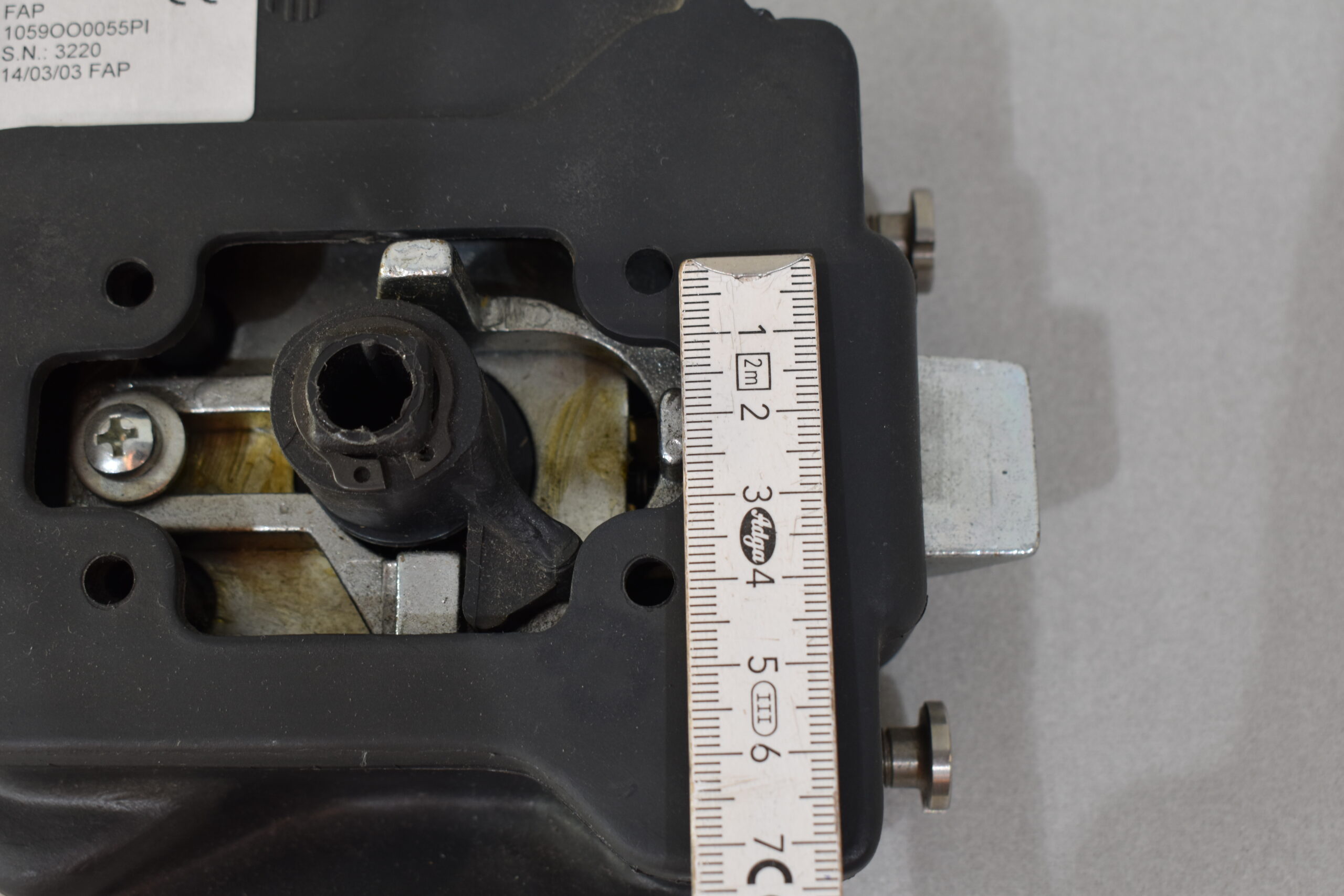 Innengriff / Schloss für Aufbautür; schwarz