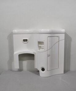 Galleno Plastica Waschtisch/Waschbecken; rechts; weiß