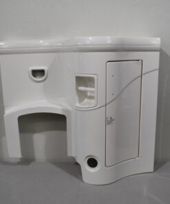 Galleno Plastica Waschtisch/Waschbecken; rechts; weiß