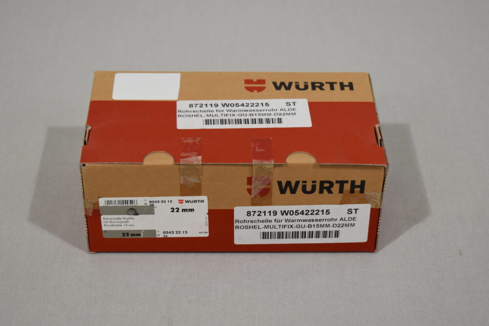Würth Rohrschelle für Warmwasserrohr; 50Stück – Bild 4
