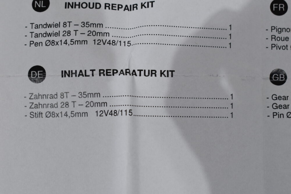 Thule Repair Kit Pinion Single Step V02 – Bild 4