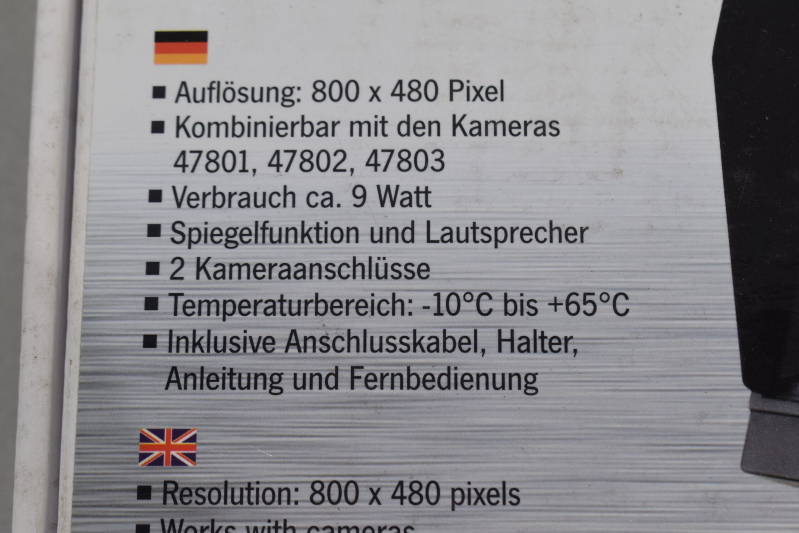 Carbest Top View 7" Rückfahr-Monitor – Bild 13