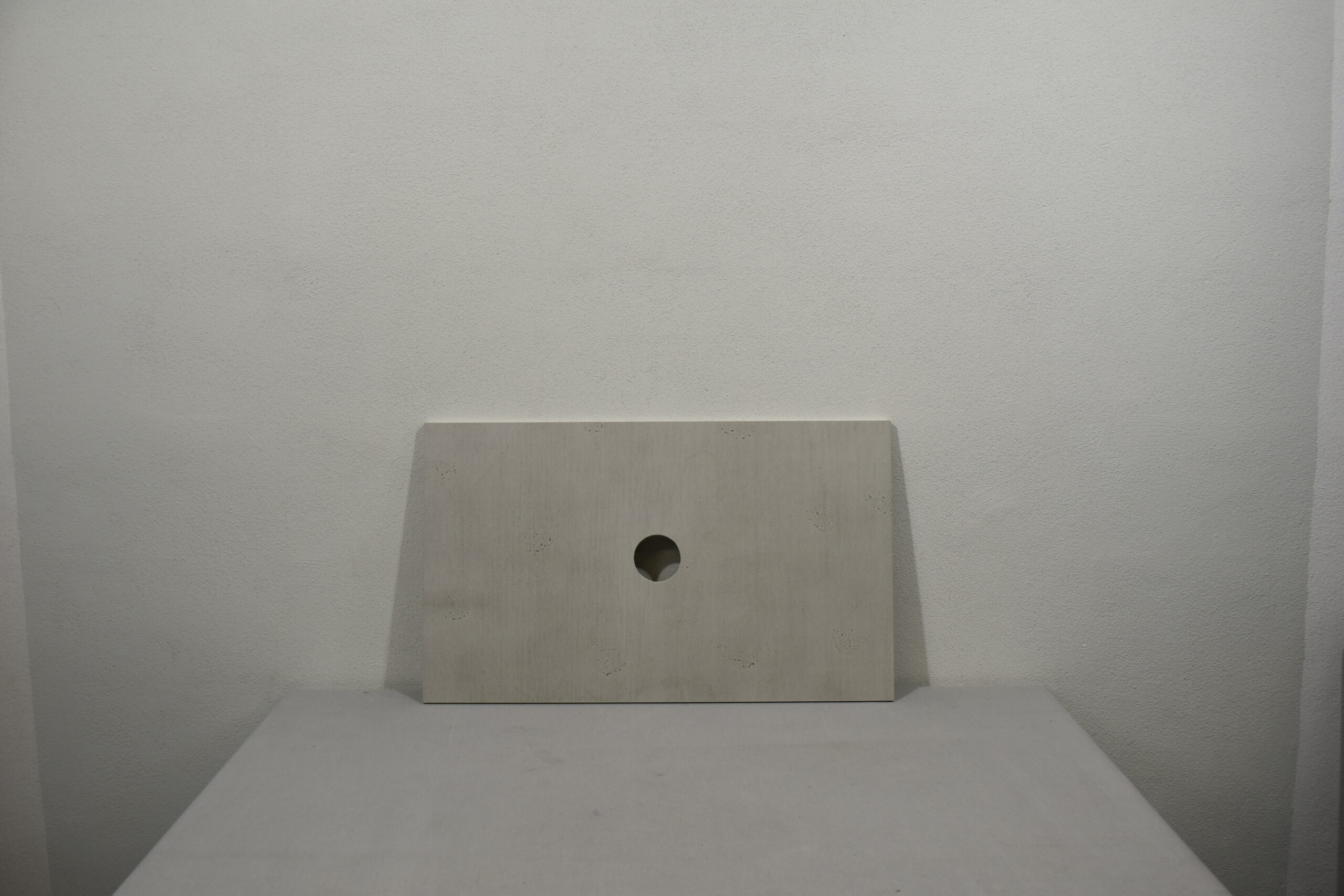 Niesmann und Bischoff Waschtischplatte Wohnmobil; Betonoptik, Loch 85mm