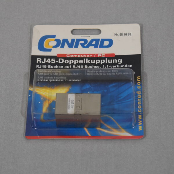 Alternative view of Conrad RJ45-Doppelkupplung / Adapter
