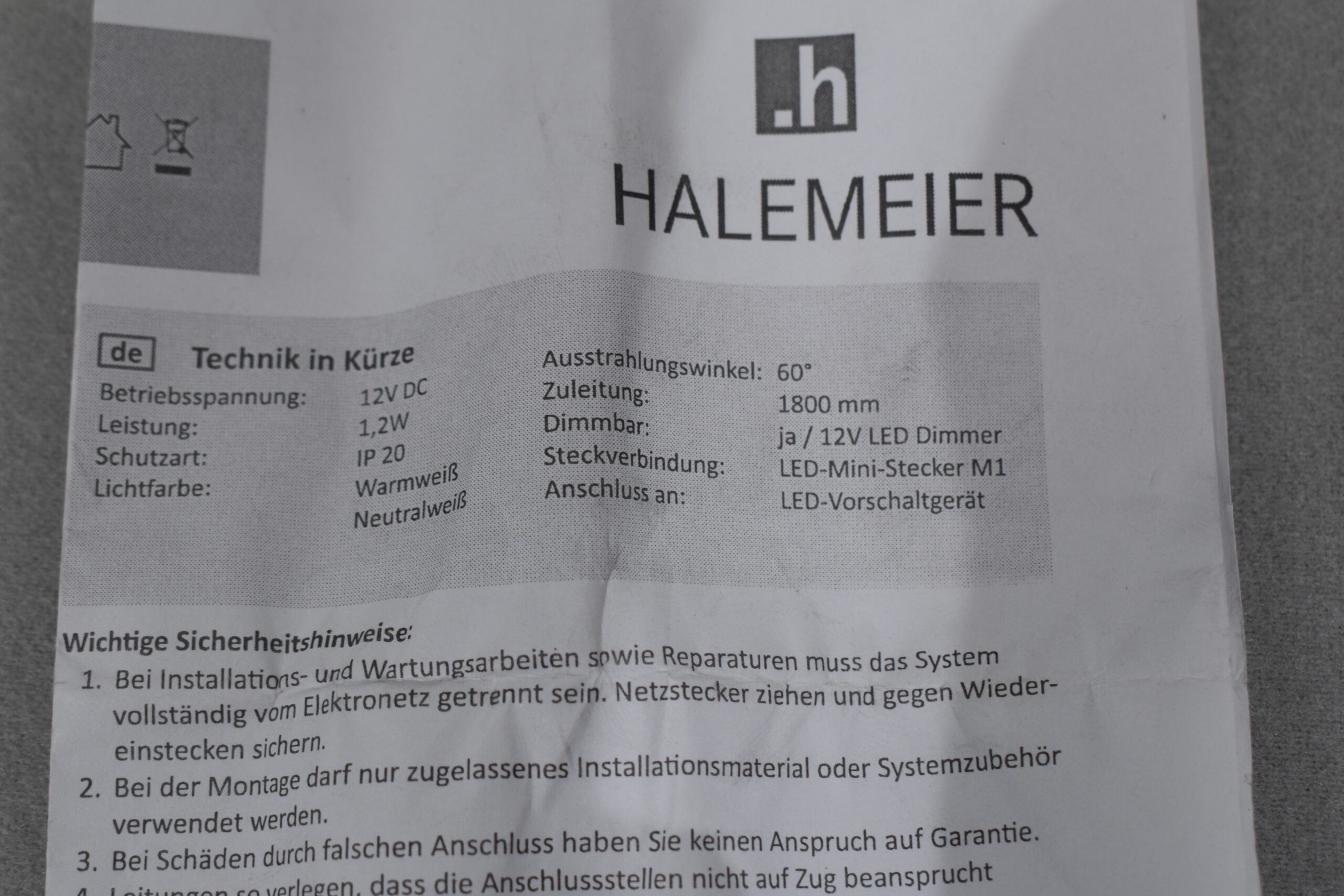 LED Warmweiß; Chrom – Bild 8