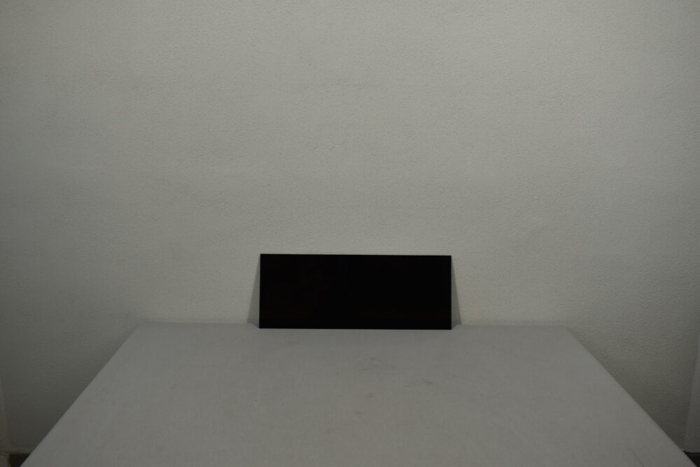 Glasablage 4x620x240mm; schwarz
