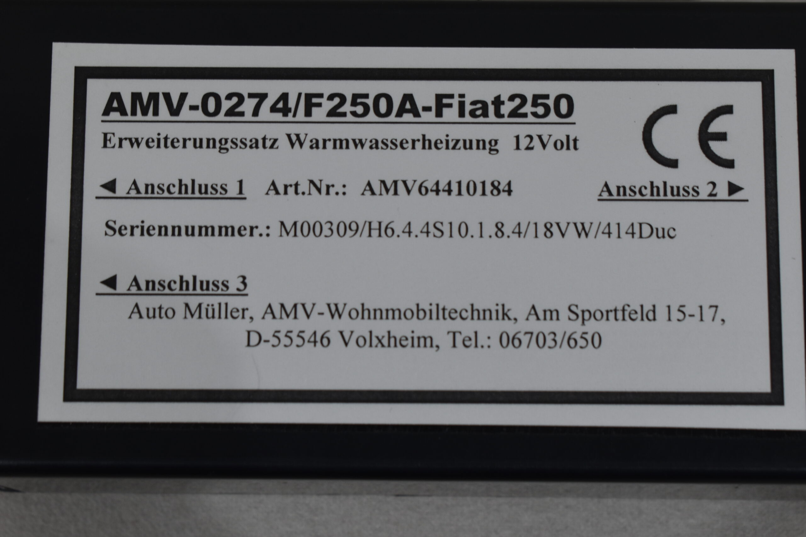 Elektronikbox für AMV Warmwasserheizung; Fiat DucatoX250 – Bild 3