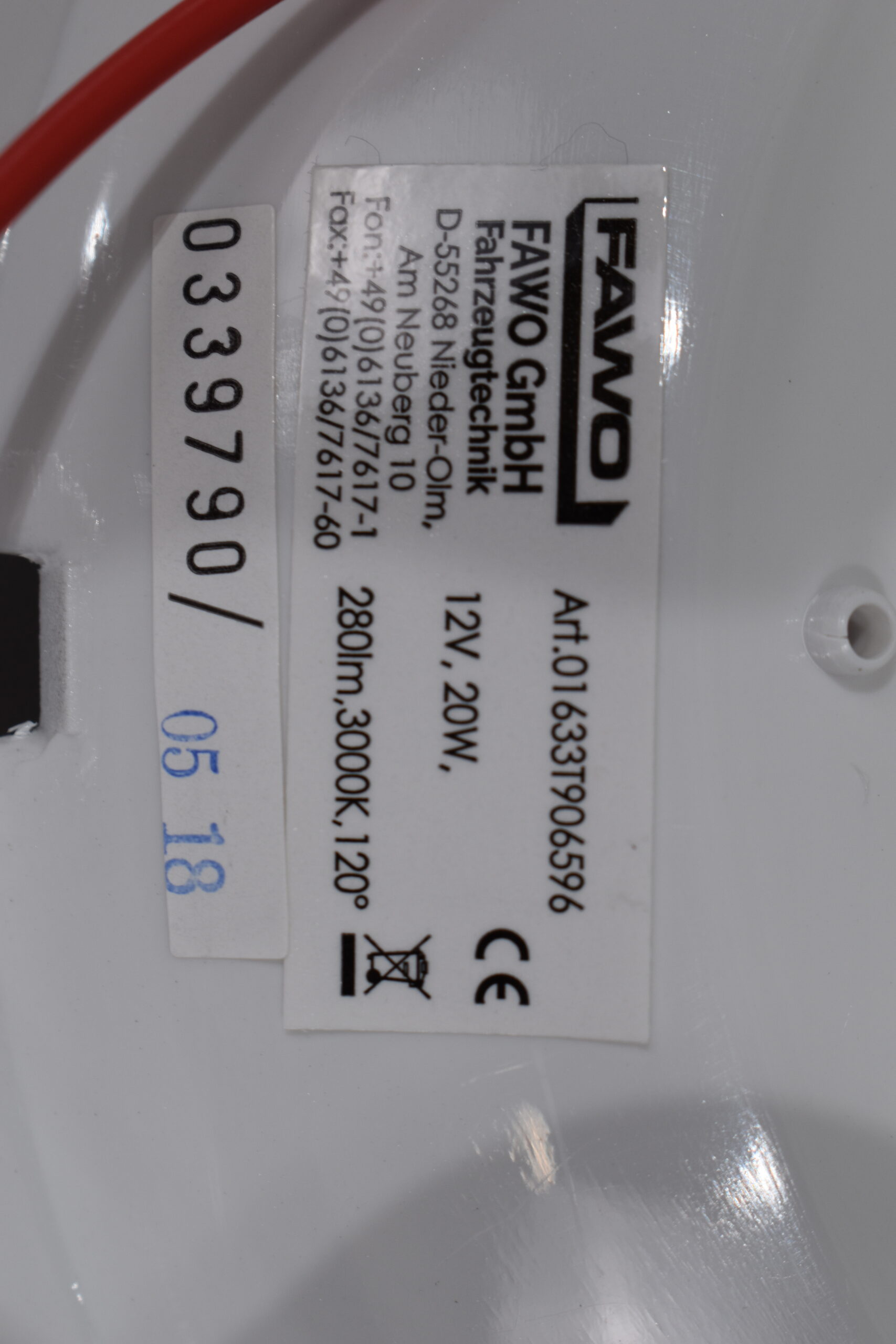 Fawo LED Deckenleuchte rund mit Schalter – Bild 6