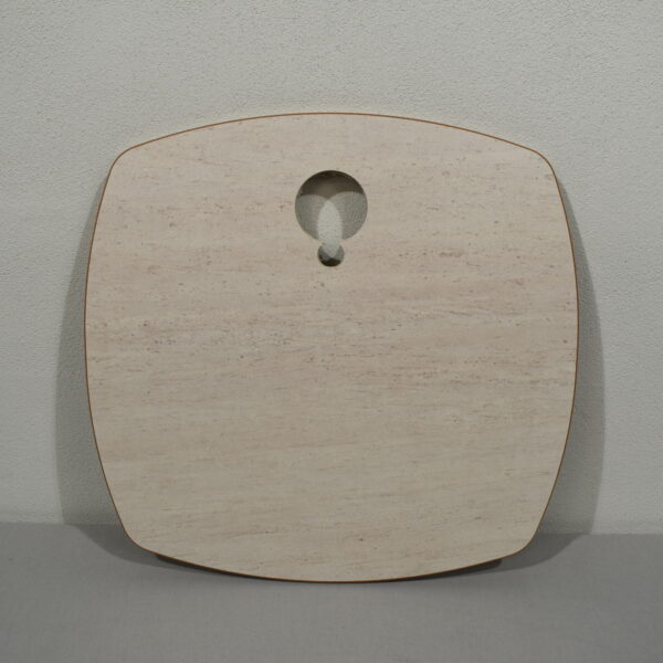 Alternative view of Tischplatte-Verbreiterung 25x655x635mm; beige/braun