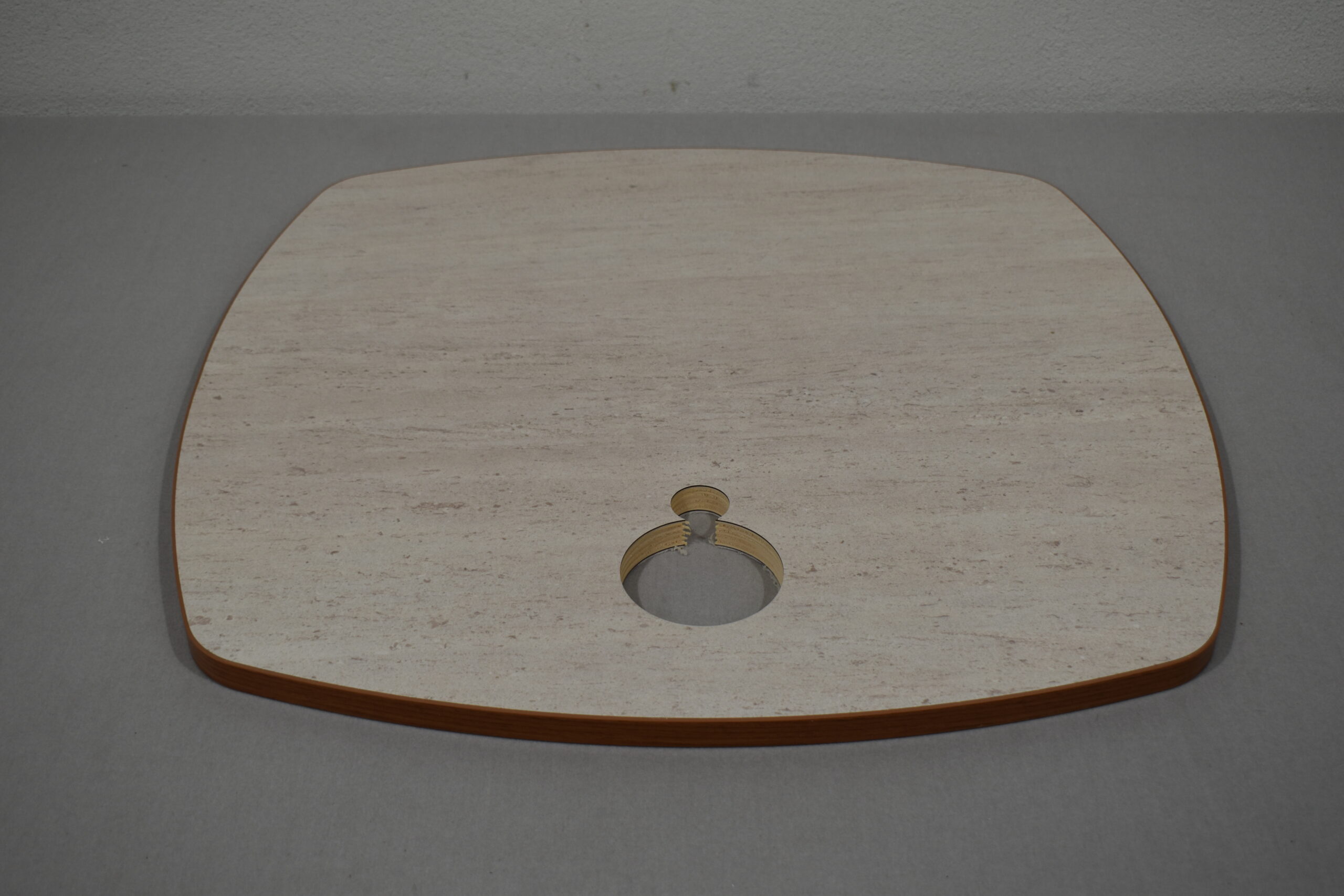 Tischplatte-Verbreiterung 25x655x635mm; beige/braun – Bild 6