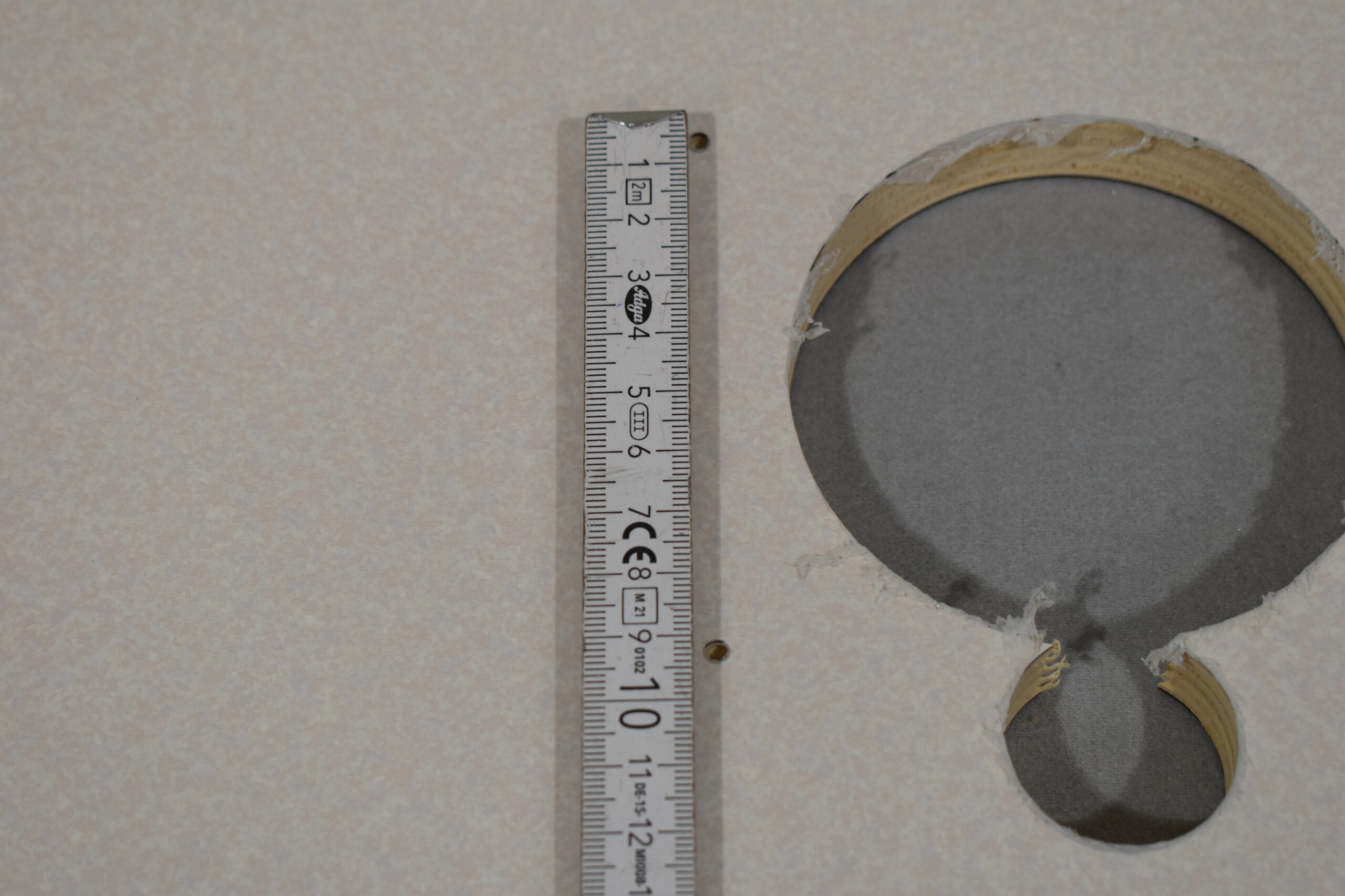 Tischplatte-Verbreiterung 25x655x635mm; beige/braun – Bild 10