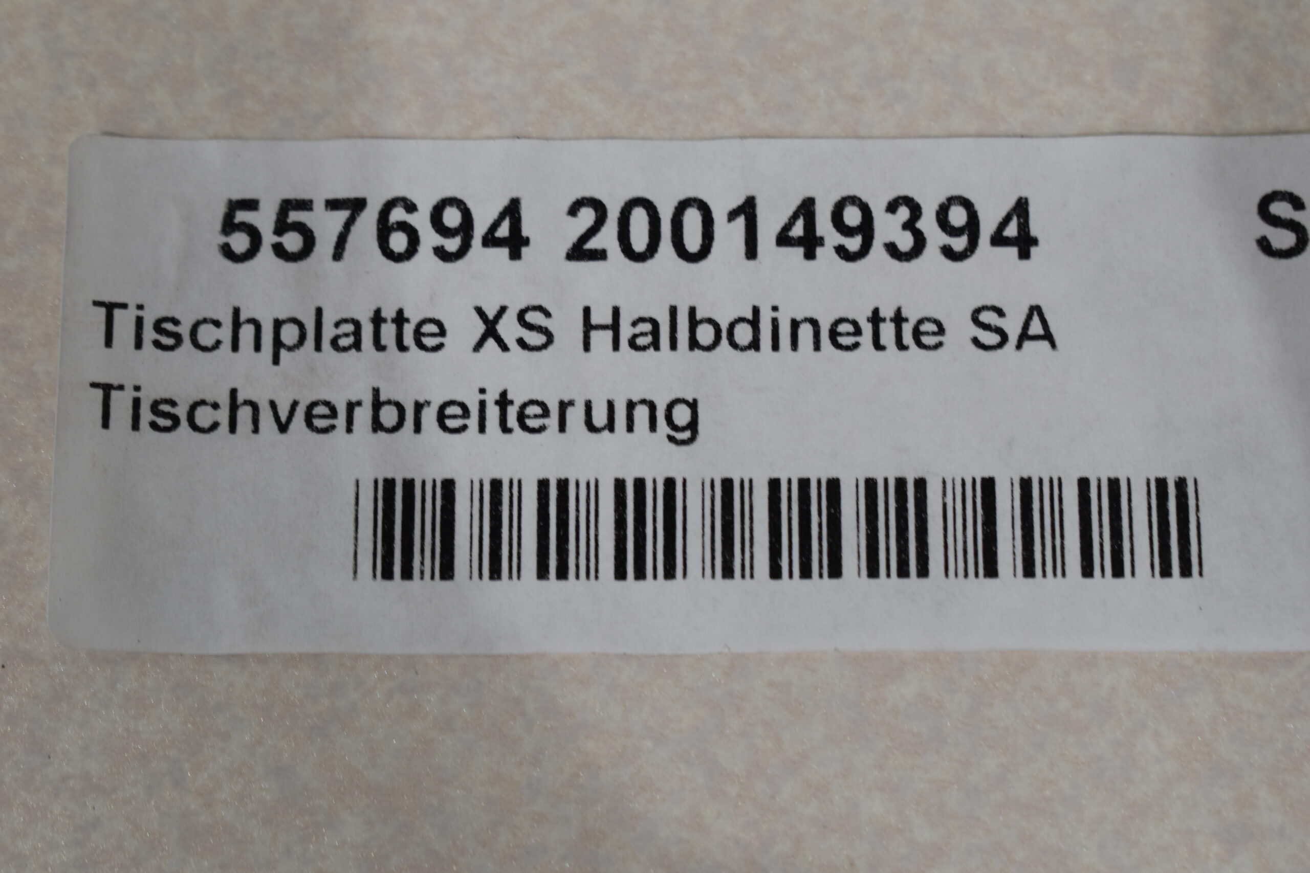 Tischplatte-Verbreiterung 25x655x635mm; beige/braun – Bild 12