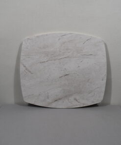 Tischplatte 30x850x975mm; grau/weiß