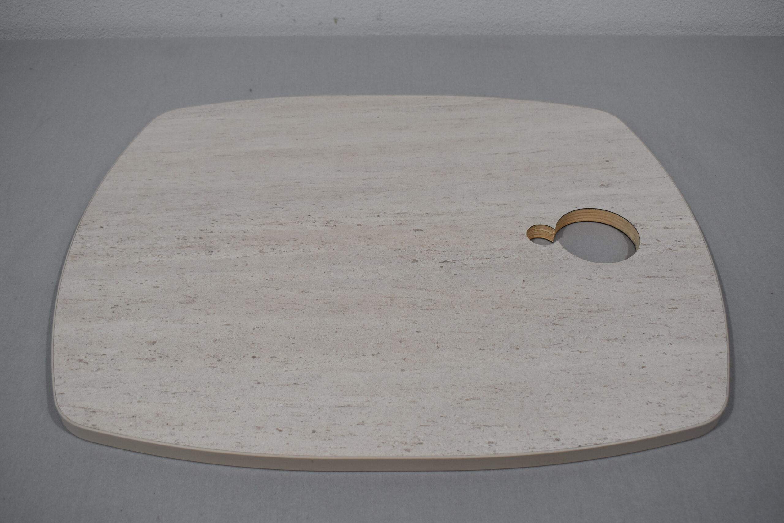 Tischplatte-Verbreiterung 30x580x696mm; beige Strukturiert – Bild 7