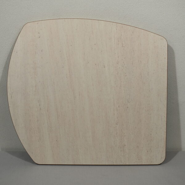 Alternative view of Tischplatte 35x835x915mm; beige/braun