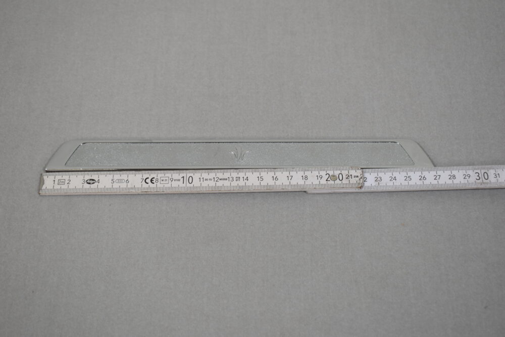 Niesmann und Bischoff Chromblende mit Lilie; 6x25x270mm – Bild 6