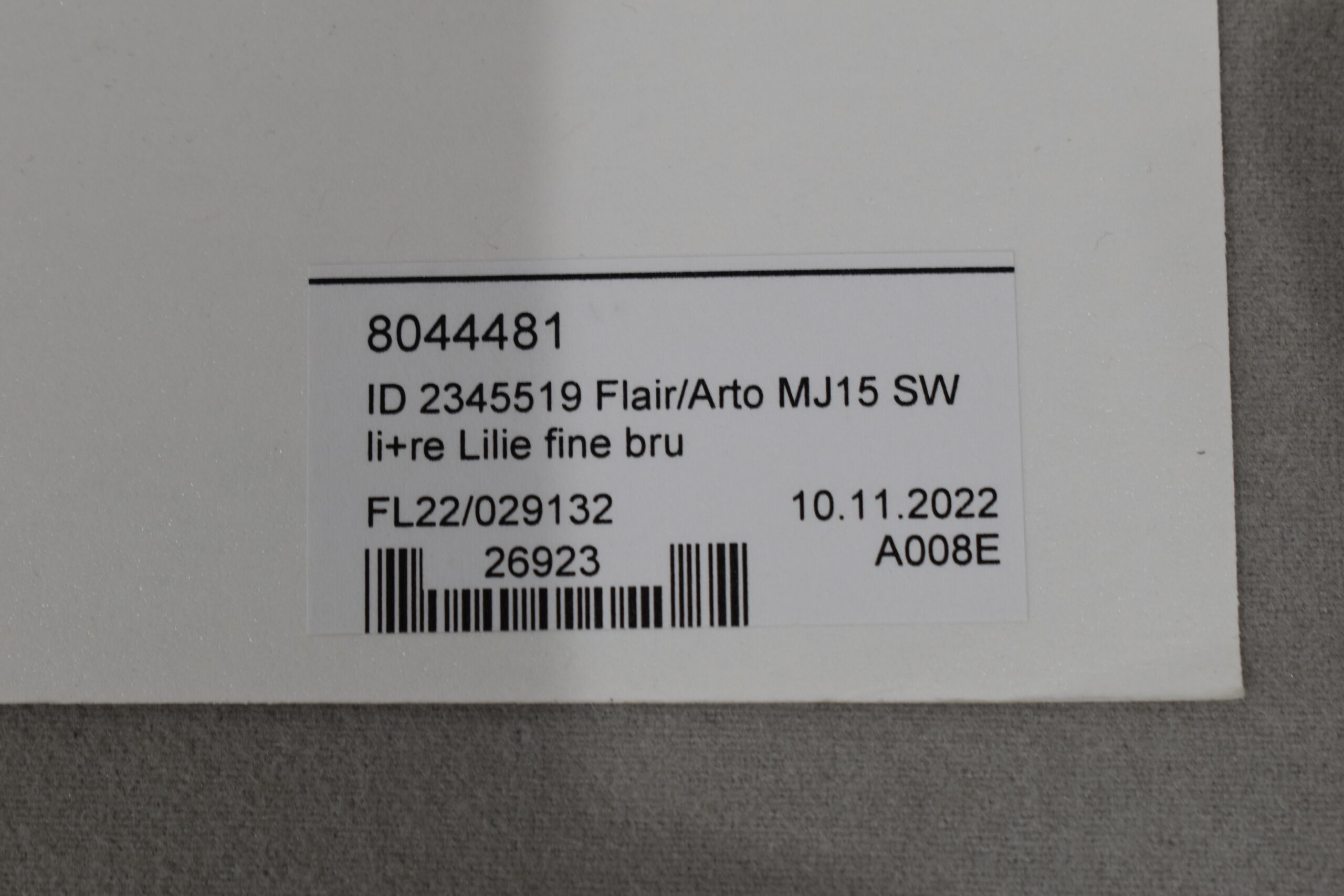 Niesmann und Bischoff Lilie Dekor / Aufkleber; silber – Bild 4