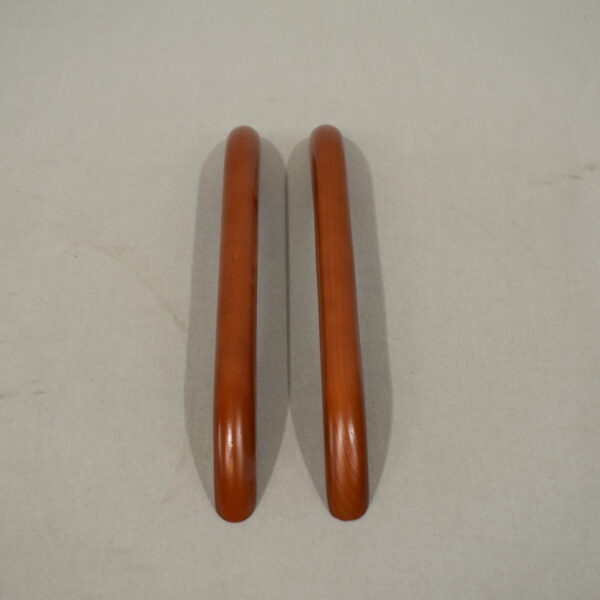 Alternative view of Holzgriff Paar; dunkel braun; 360x25mm