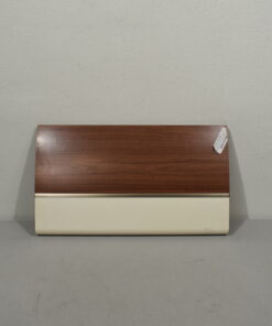 Möbelklappe gebogen; braun-weiß; 420x731mm