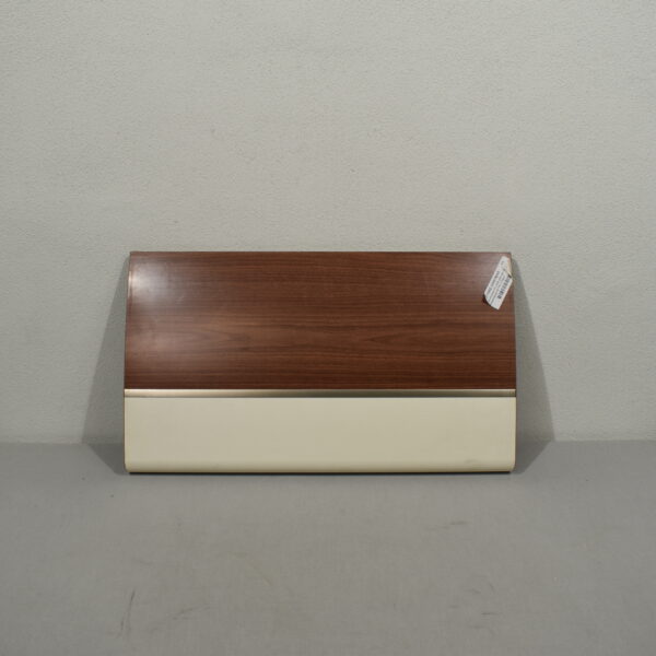 Möbelklappe gebogen; braun-weiß; 420x731mm