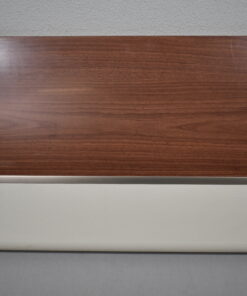 Alternative view of Möbelklappe gebogen; braun-weiß; 420x731mm