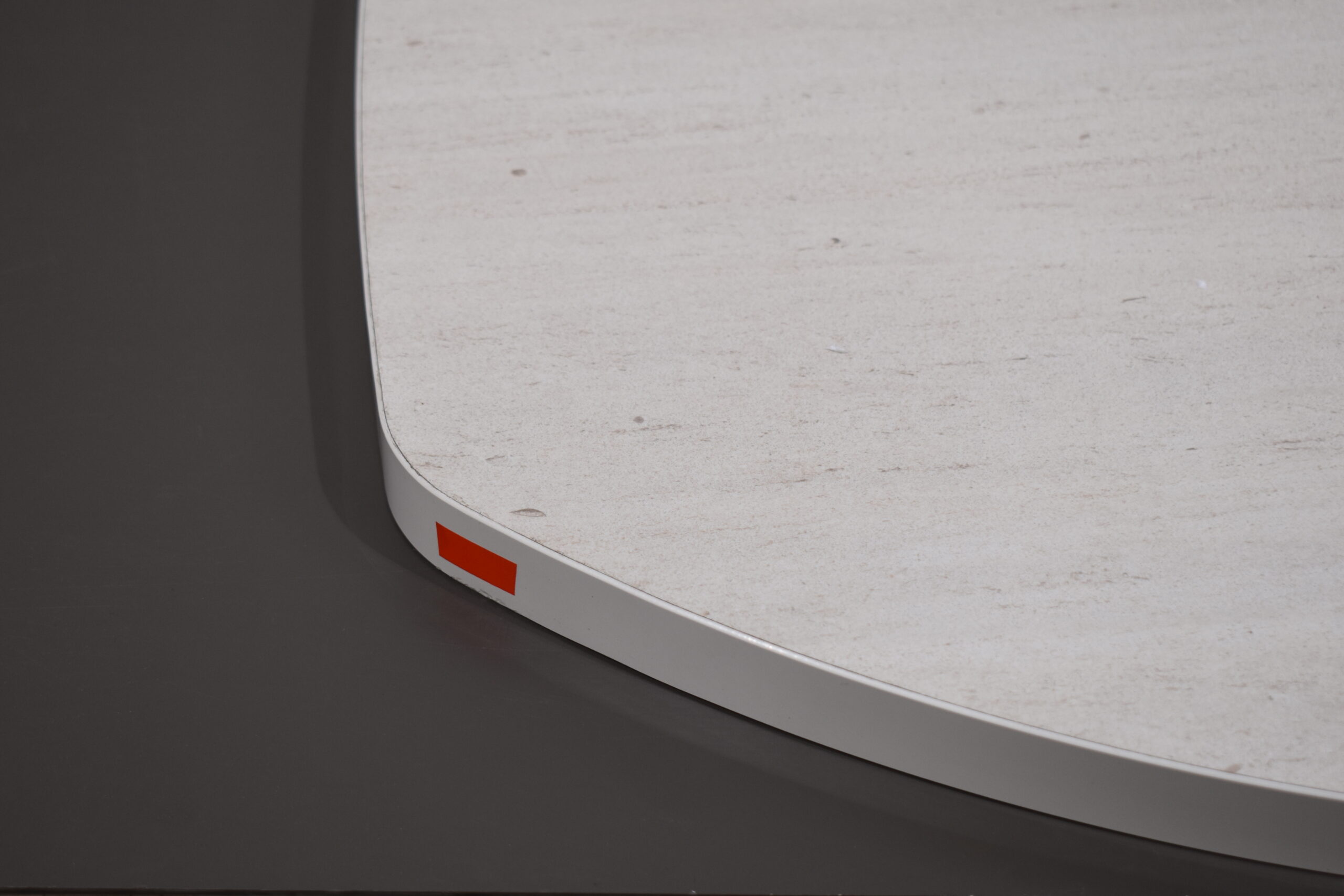 Tischplatte 30x715x915mm; beige/weiß – Bild 7