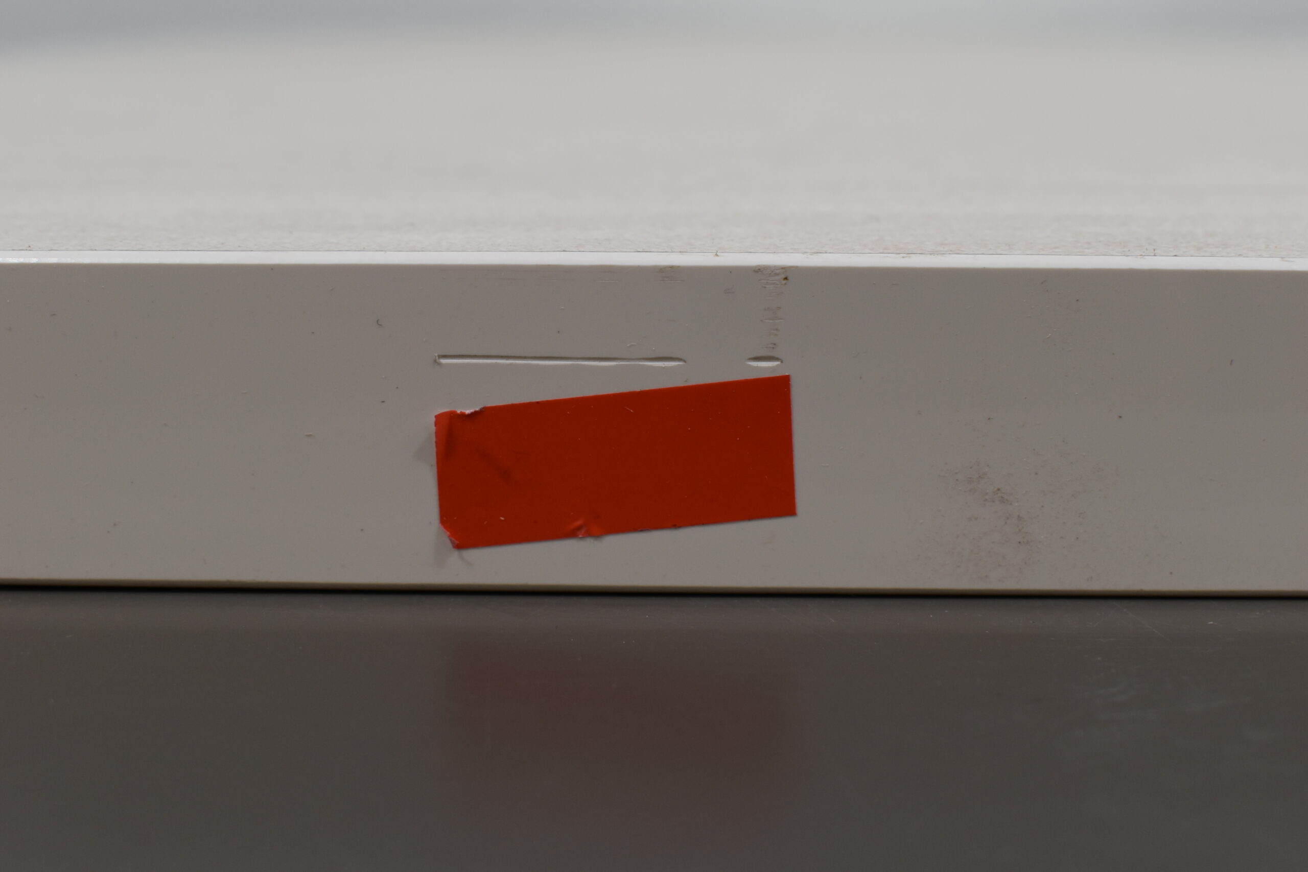 Tischplatte 30x715x915mm; beige/weiß – Bild 12