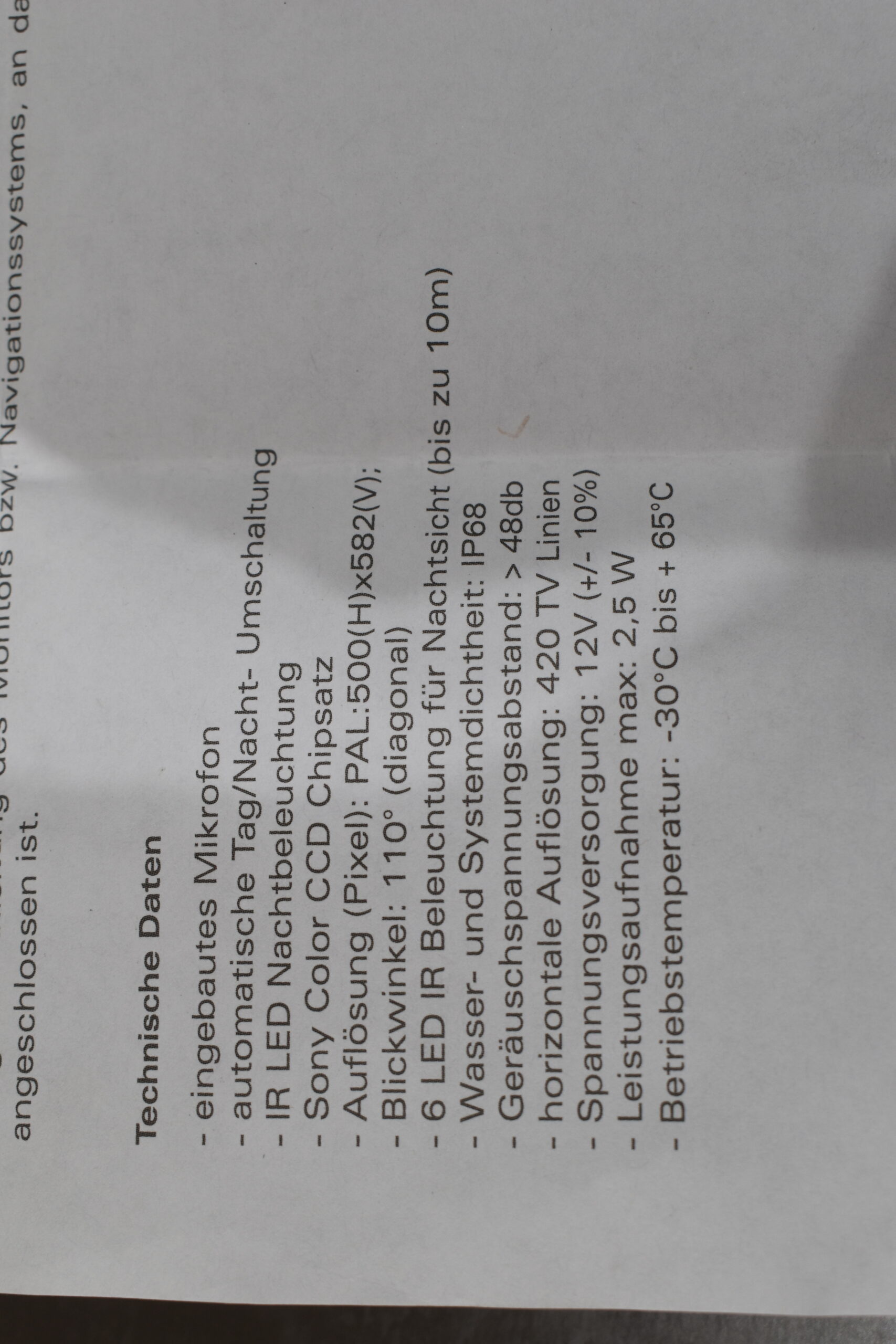 Caratec Farb-Rückfahrkamera MCA29019 – Bild 9