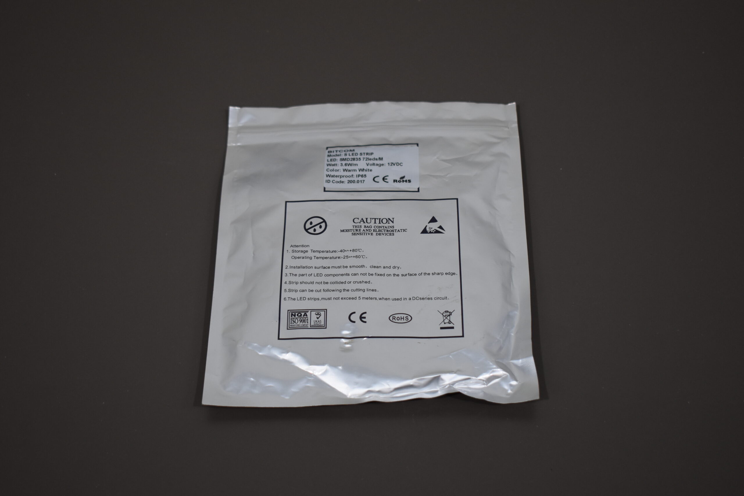 Rohs LED Streifen SMD 2835; 72 LEDs/M – Bild 2