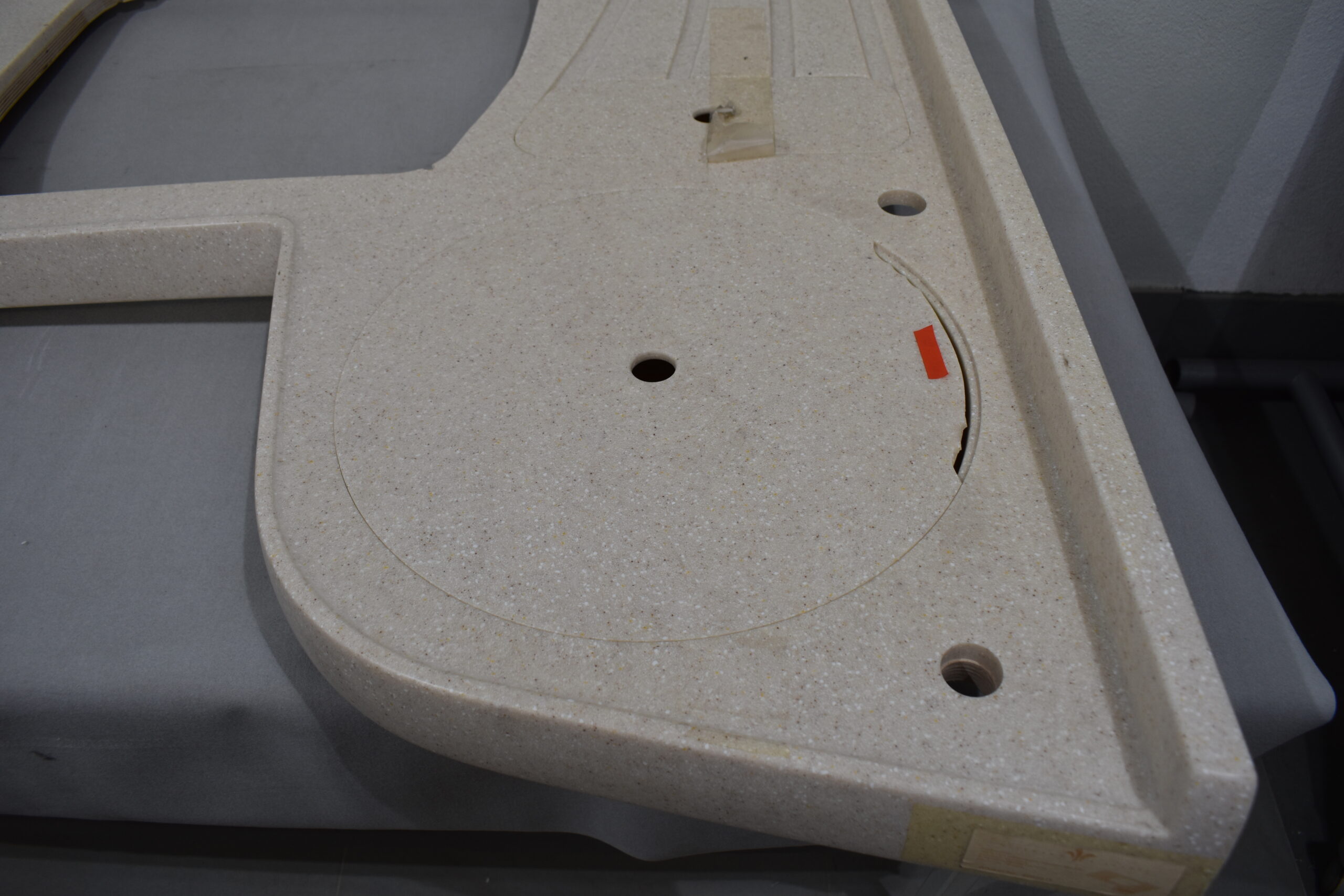 Niesmann und Bischoff Küchenplatte mit Spülbecken – Bild 7