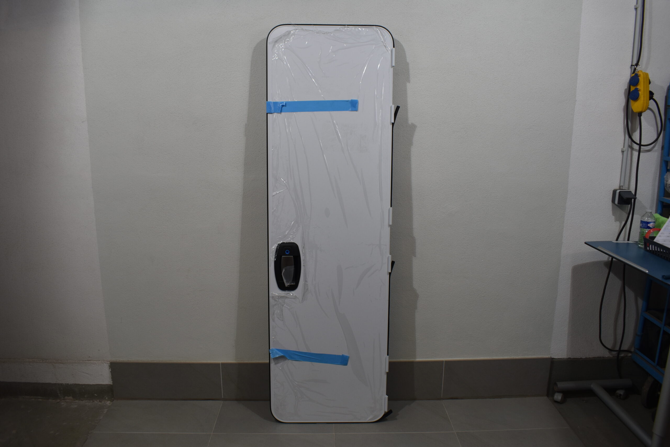 Aufbautür ohne Rahmen; 1935x590mm; weiß – Bild 2