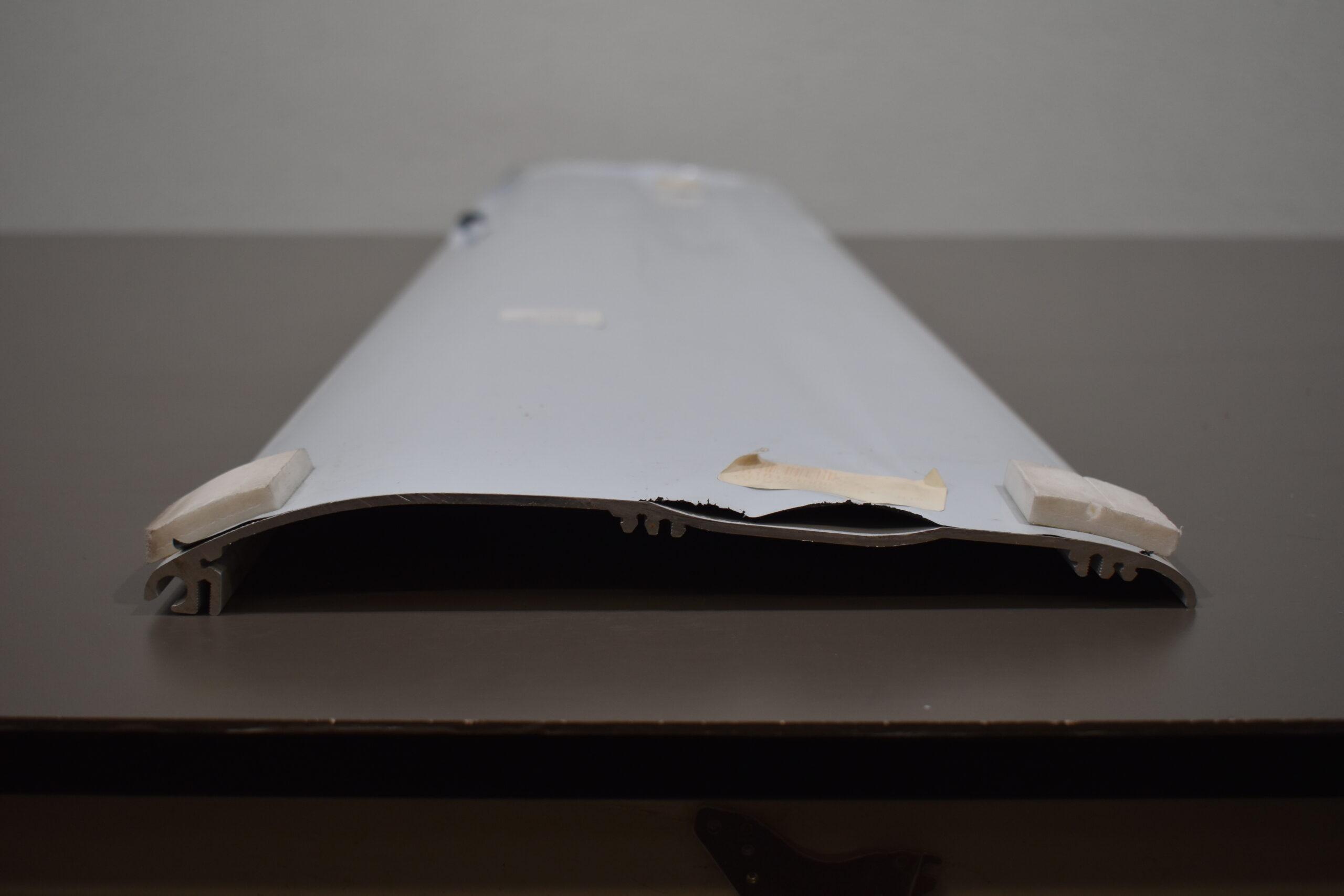 Seitenschürze Blech; 1165x265mm; weiß – Bild 7