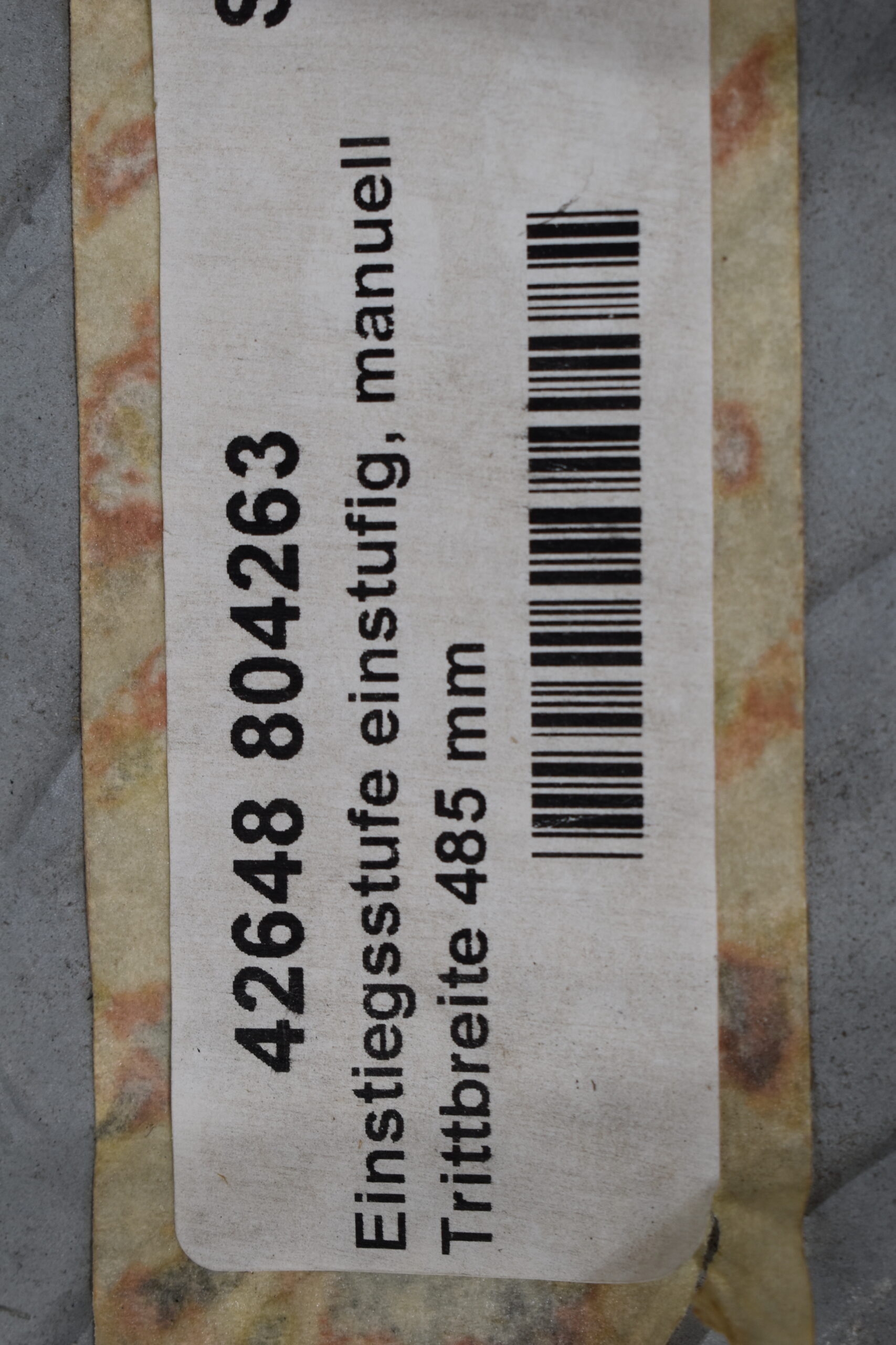 Einstiegsstufe / Trittstufe; einstufig; manuell – Bild 8