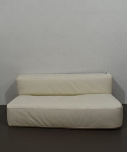 Polster / Sitzpolster für Wohnmobil; Lederoptik; cremeweiß