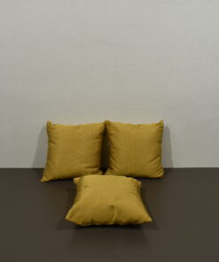 Kissen / Zierkissen-Set; Ocker/Gold; 380x380mm