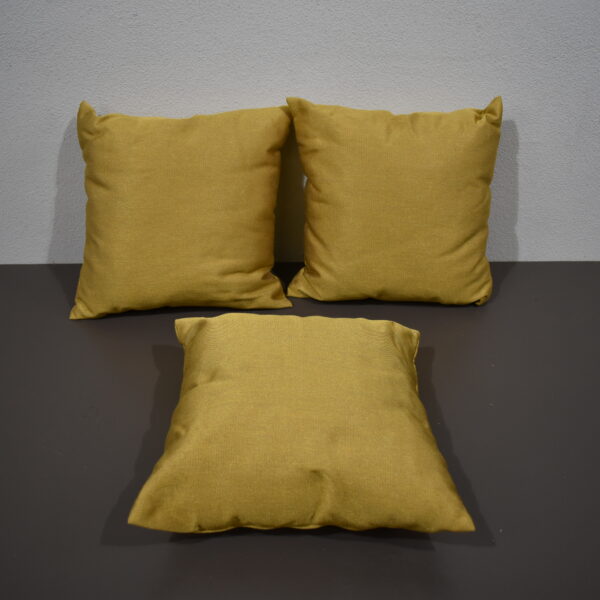 Alternative view of Kissen / Zierkissen-Set; Ocker/Gold; 380x380mm