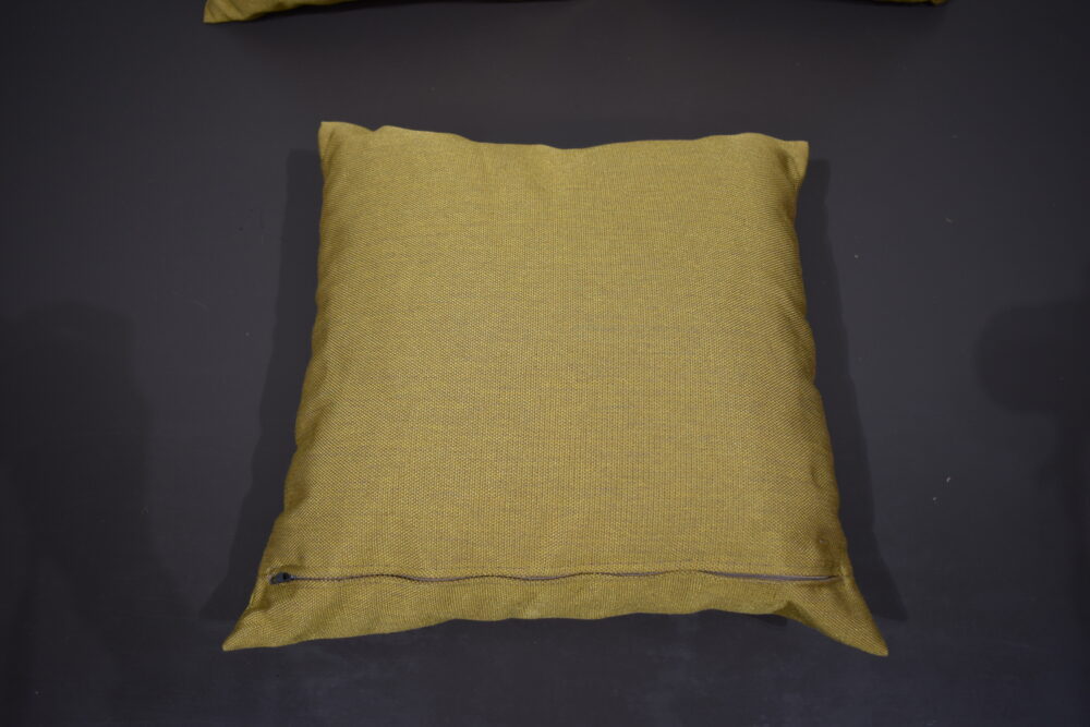 Kissen / Zierkissen-Set; Ocker/Gold; 380x380mm – Bild 4
