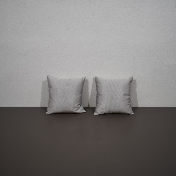 Kissen / Zierkissen-Set; silber/grau; 280x280mm