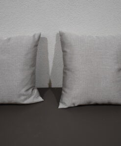 Alternative view of Kissen / Zierkissen-Set; silber/grau; 280x280mm