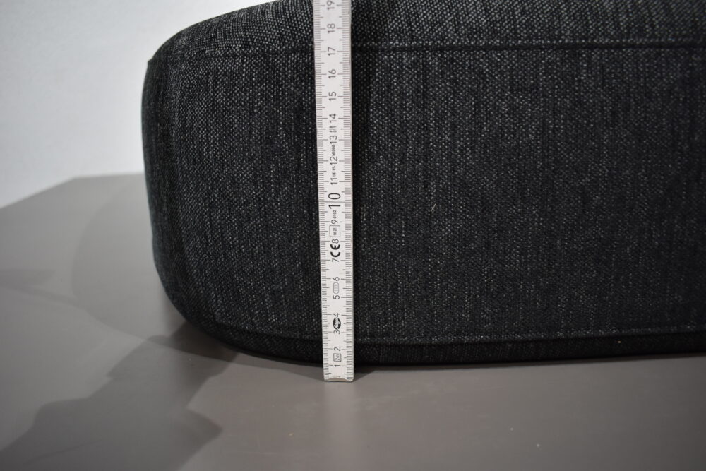 Niesmann und Bischoff Polster / Sitzpolster; schwarz; 180x635x870mm – Bild 3