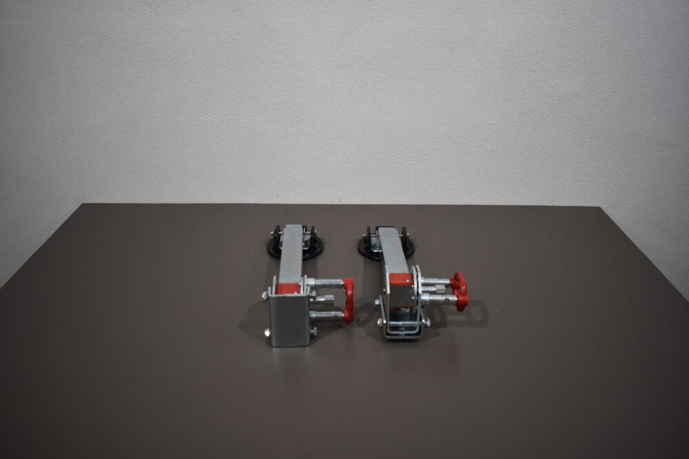 2x AL-KO Stützfuß-Set schwenkbar