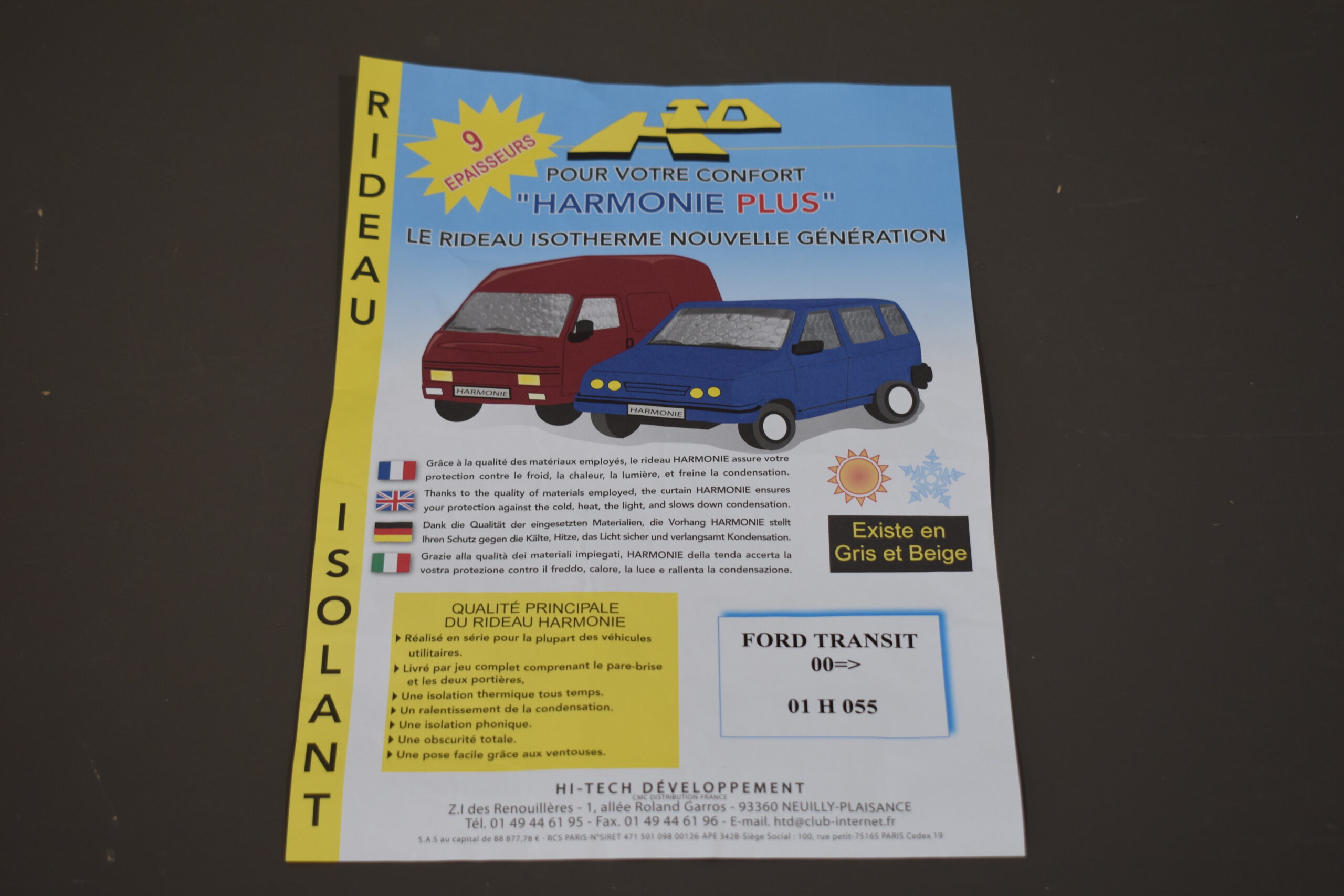 Thermomatten - Set für Ford Transit – Bild 12