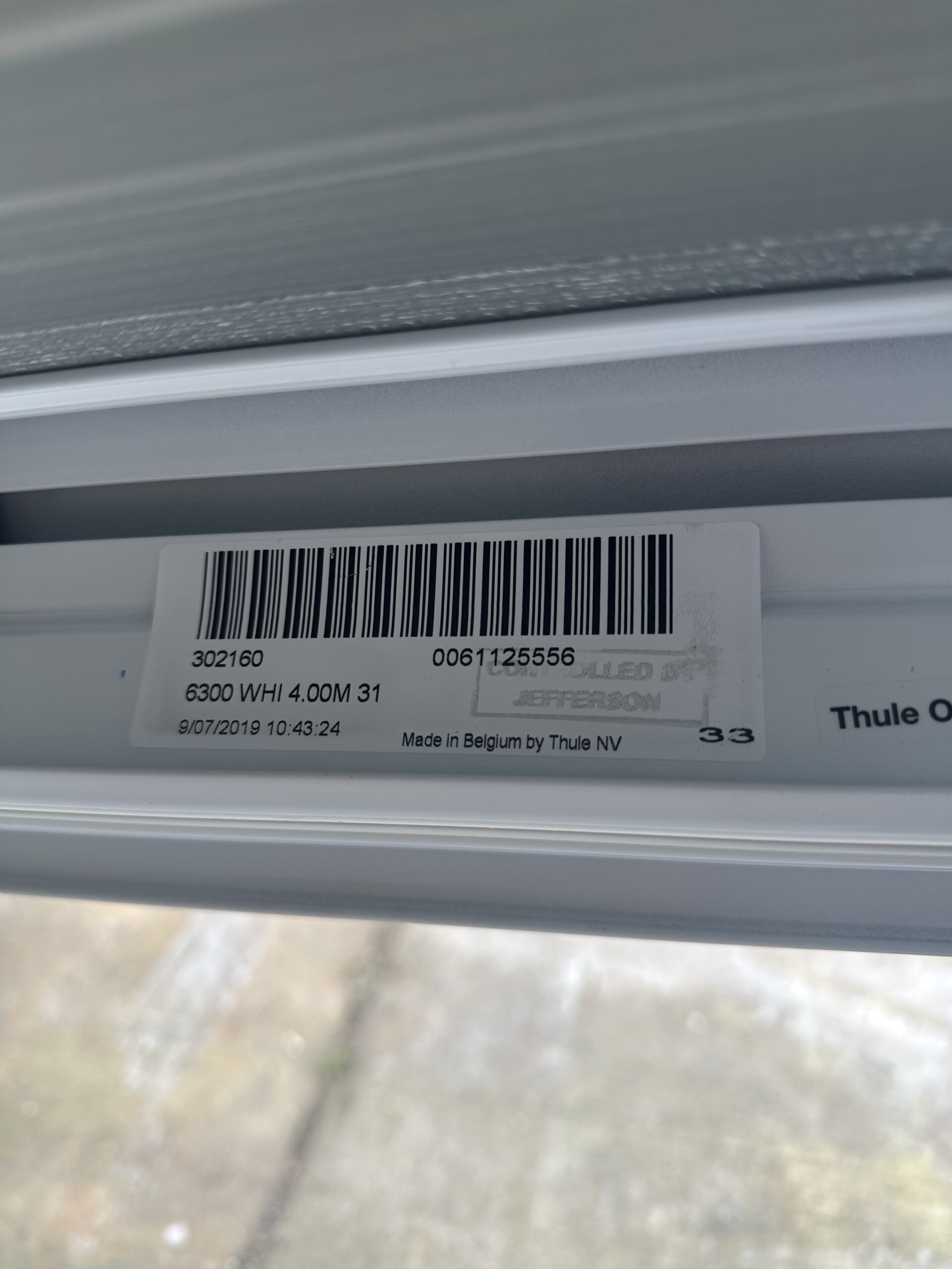 Thule Omnistor 6300 WHI Dachmarkise 400cm weiß – Bild 3