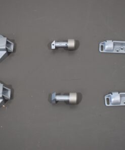 Alternative view of Schließschnapper 2er-Set silber Matt