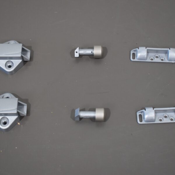 Alternative view of Schließschnapper 2er-Set silber Matt