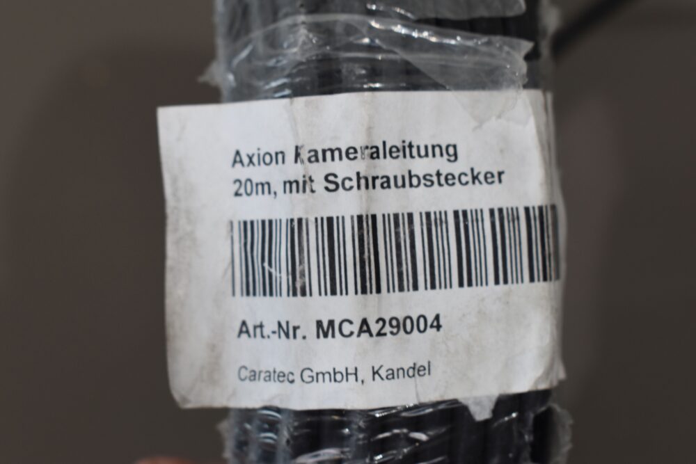 Axion Kameraleitung 20m; mit Schraubstecker – Bild 6