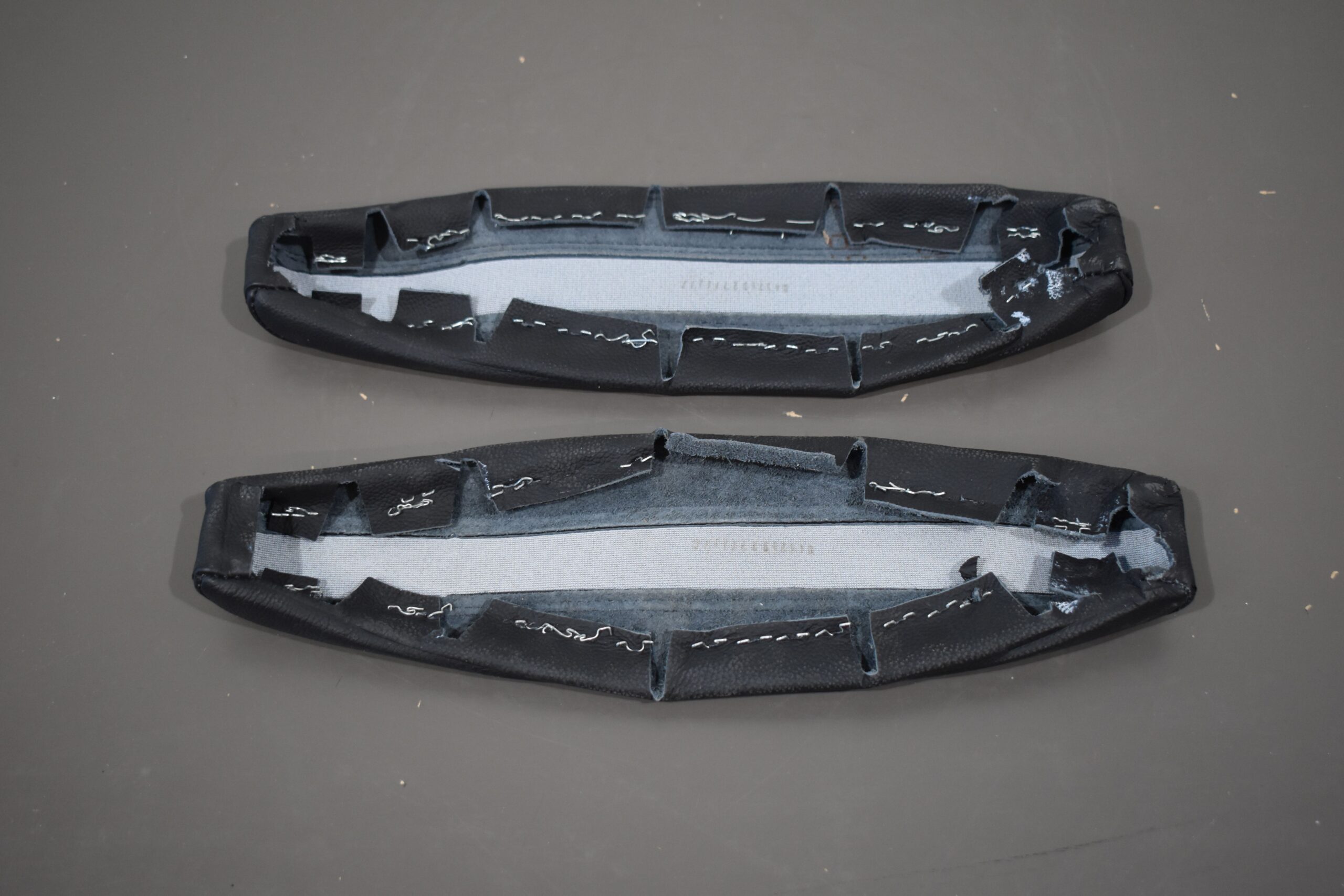 Leder Armlehnenbezug schwarz Wohnmobil 1 Paar – Bild 4