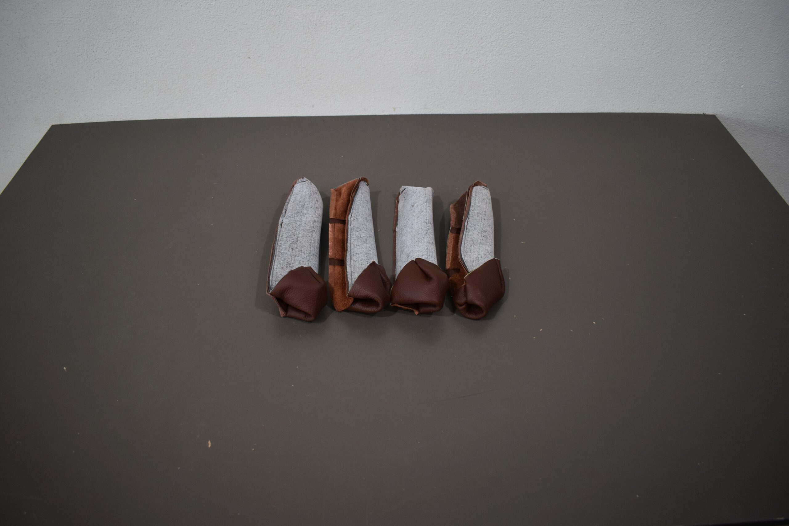 4 teilige Armlehnen Bezug FS / BFS Flair; braun