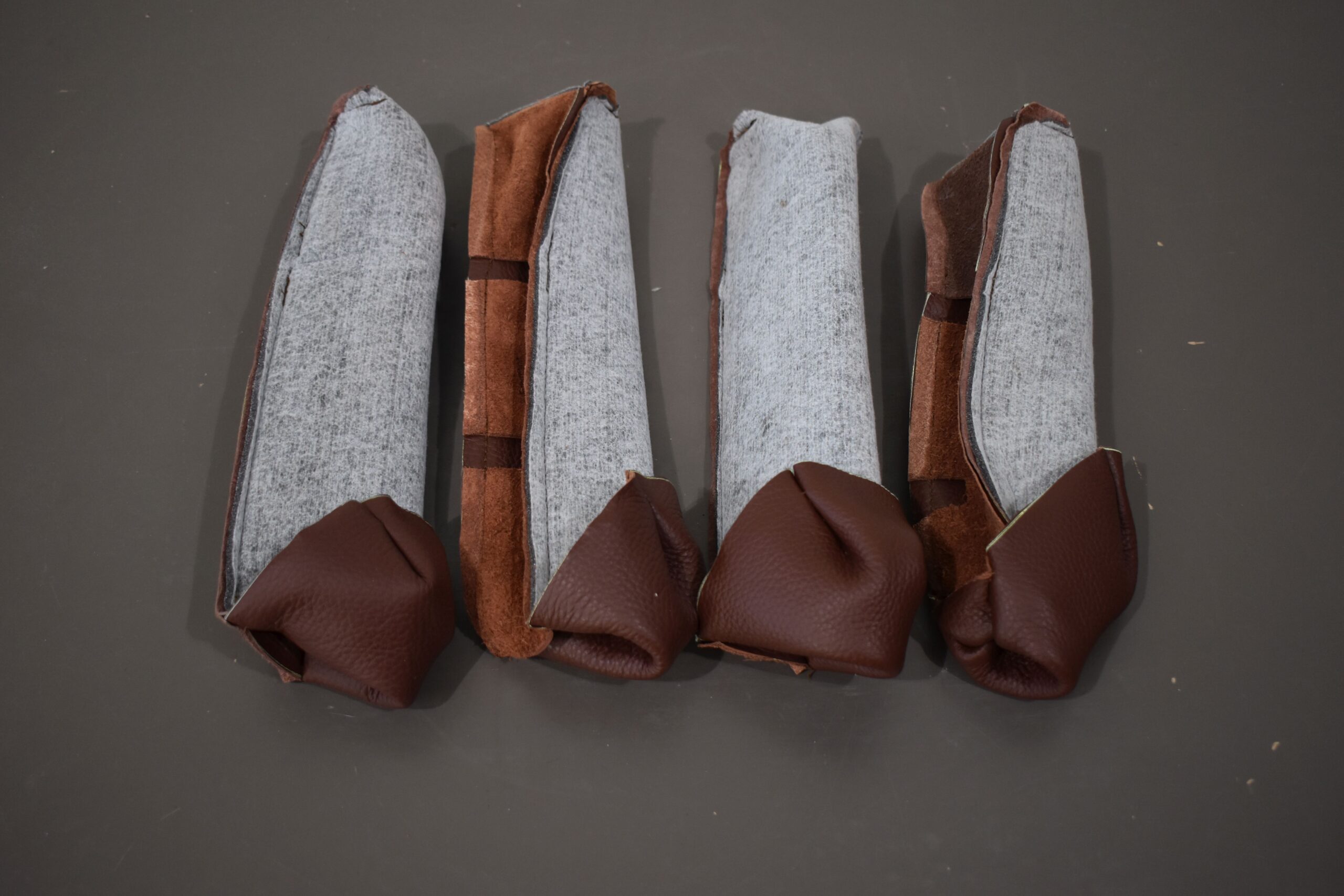 4 teilige Armlehnen Bezug FS / BFS Flair; braun – Bild 2