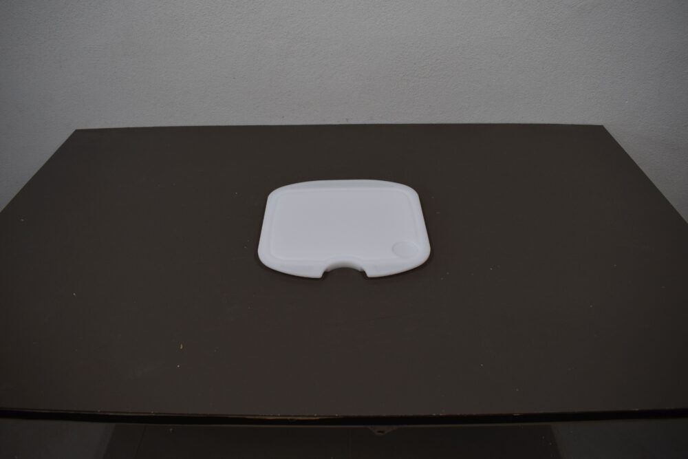 Schneidbrett / Spülenabdeckung weiß; 325x325mm